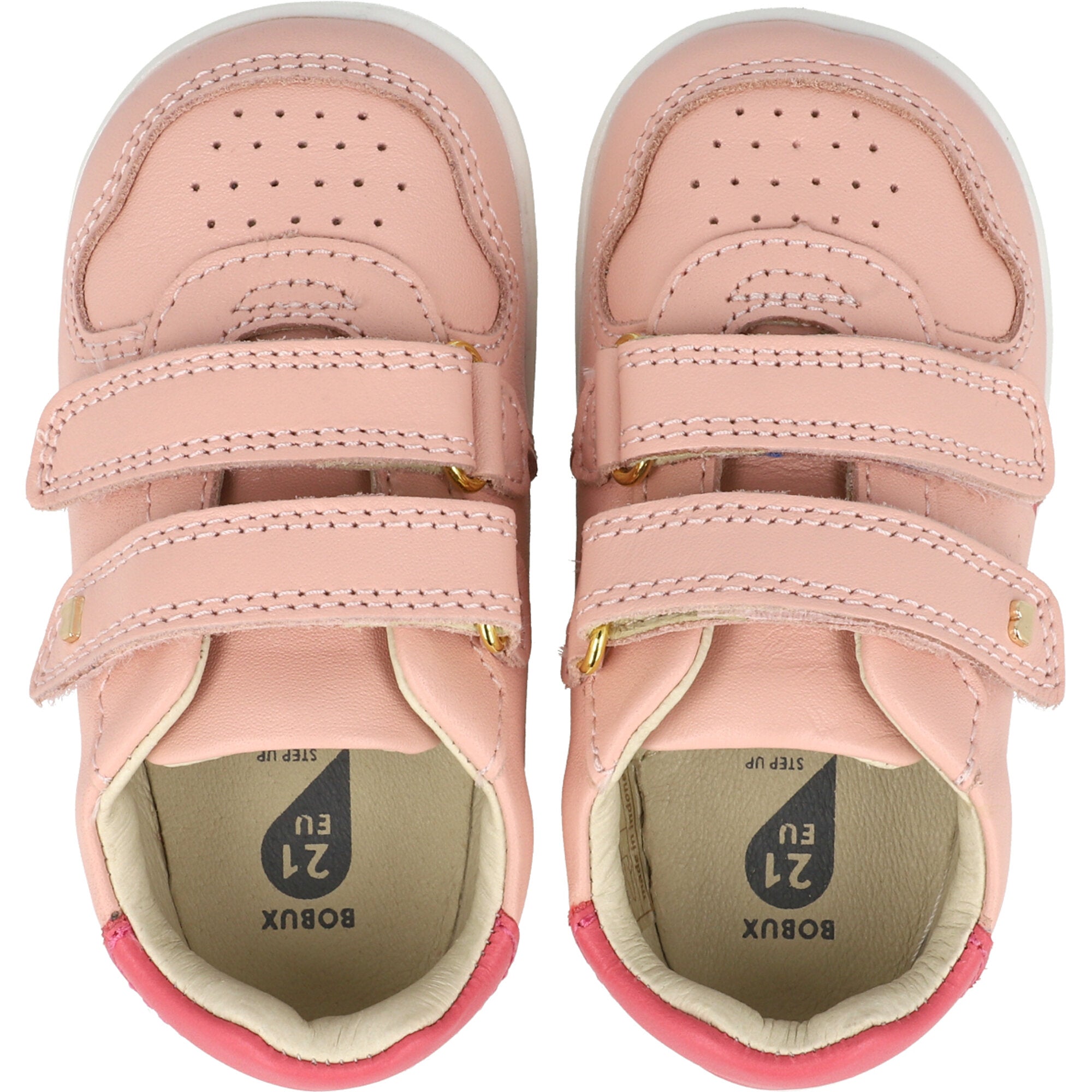 Bobux Step Up Riley Seashell/Guava 732121